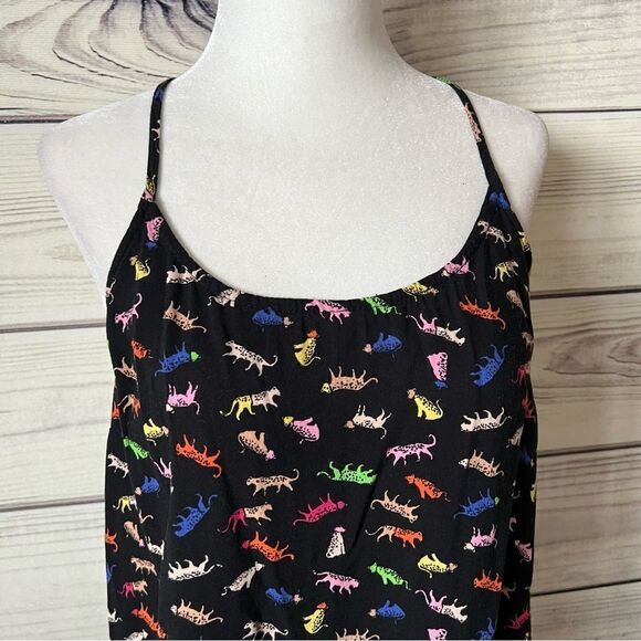 Divided by H&M Black Cheetah Animal Print Tank Top - Picture 2 of 7